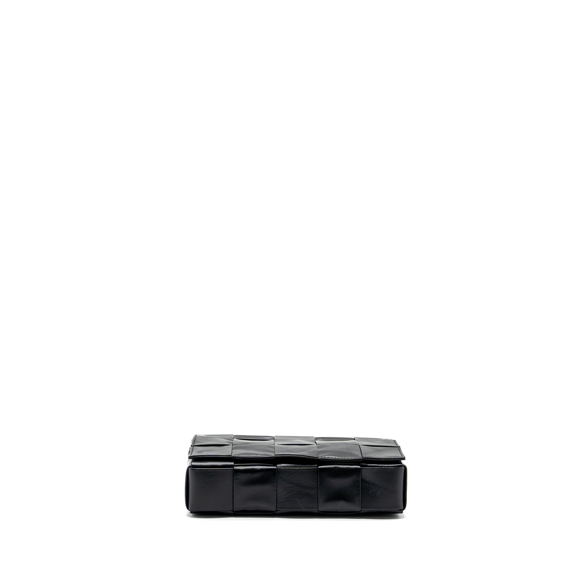 bottega-veneta-small-cassette-bag-lambskin-black-shw