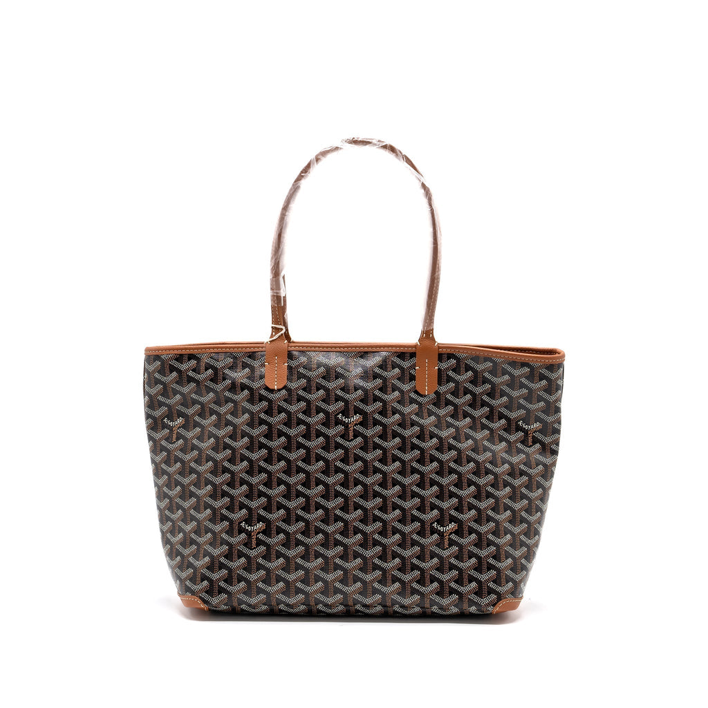 goyard-artois-pm-bag-canvas-calfskin-black-tan-shw