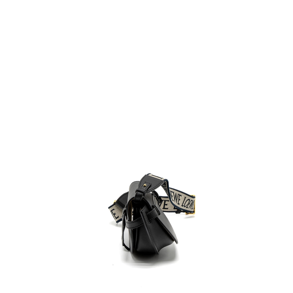 loewe-mini-gate-dual-bag-calfskin-black-ghw-1