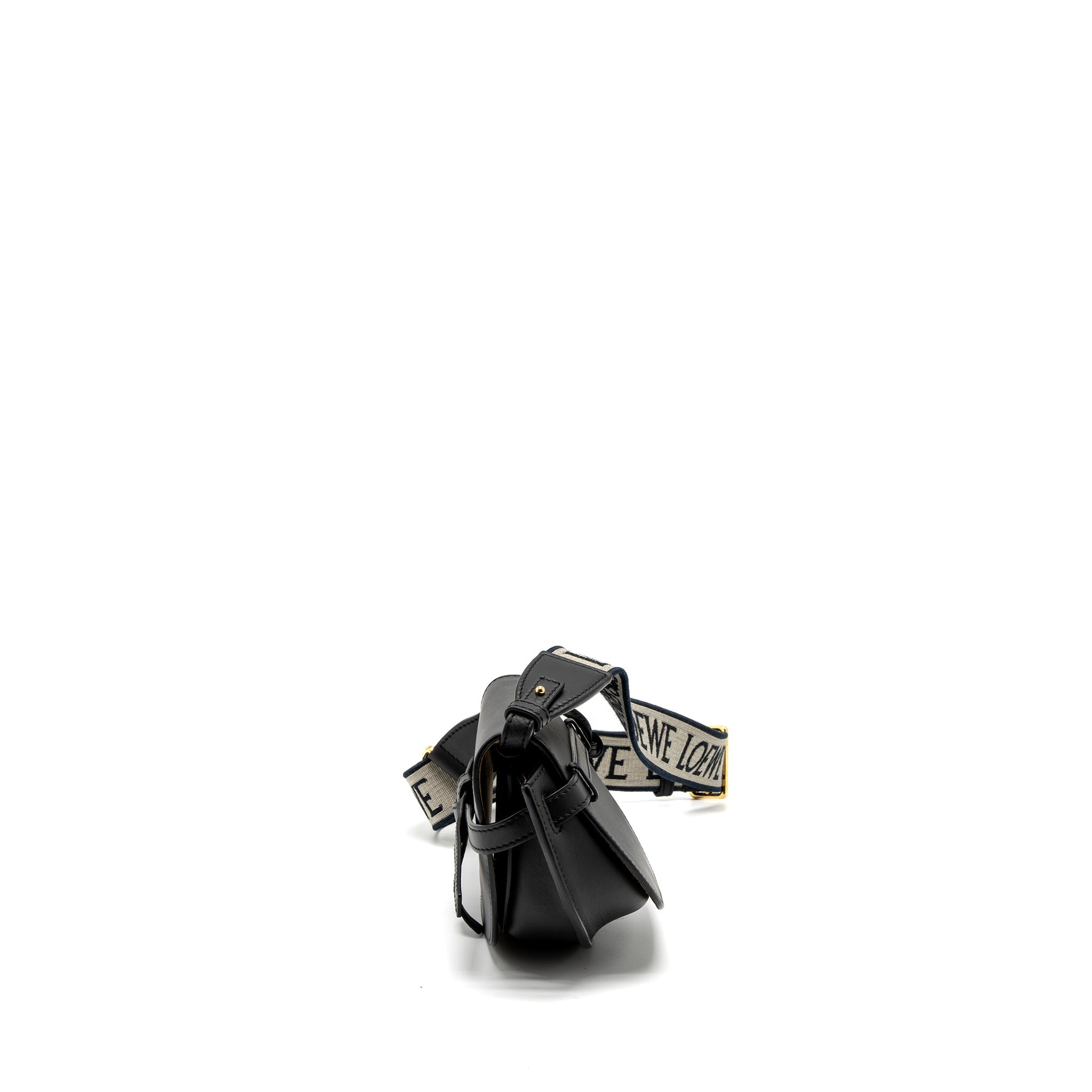 loewe-mini-gate-dual-bag-calfskin-black-ghw-1