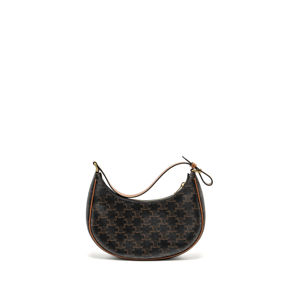 celine-ava-bag-triomphe-canvas-calfskin-brown-ghw-1