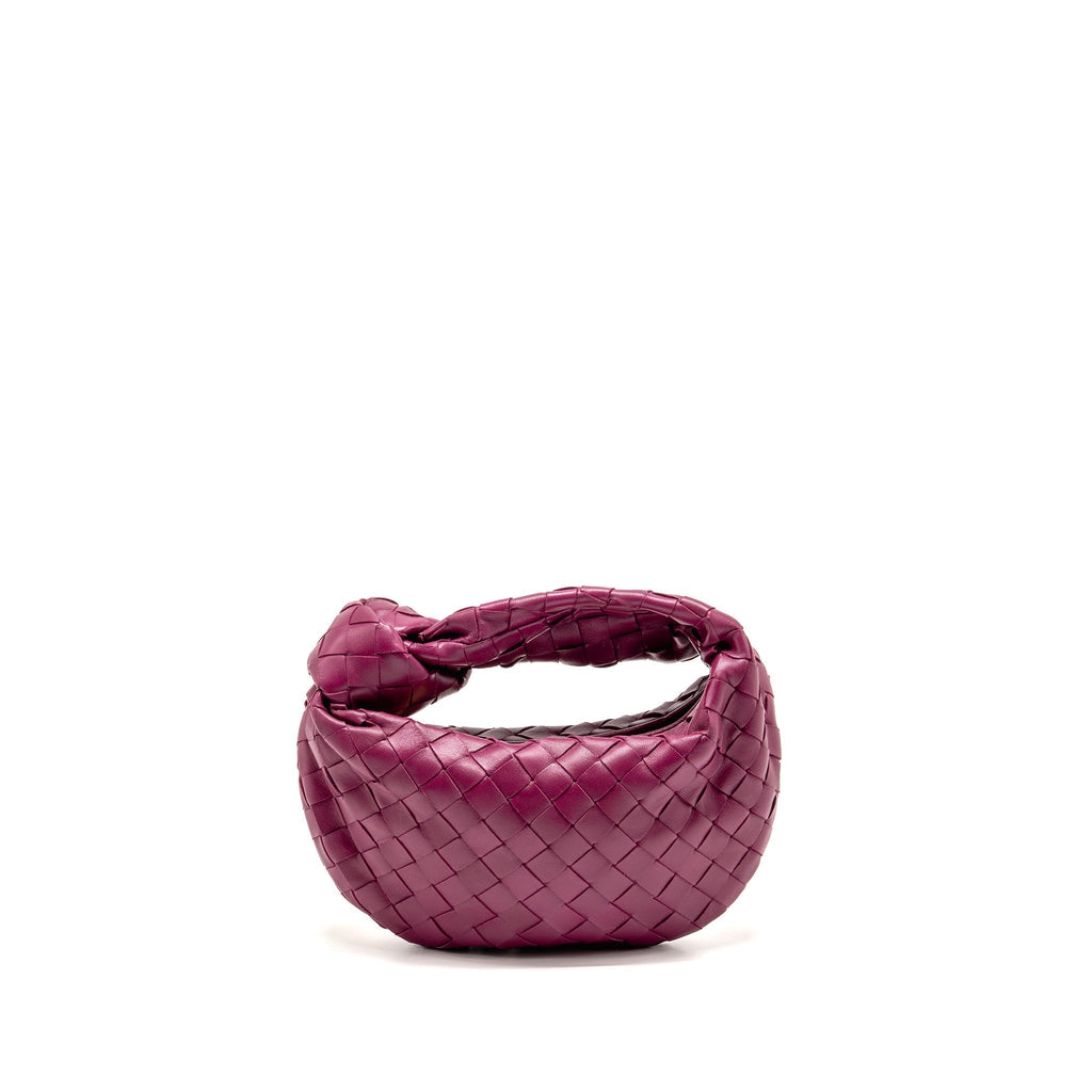 bottega-veneta-mini-jodie-lambskin-dark-pink-ghw