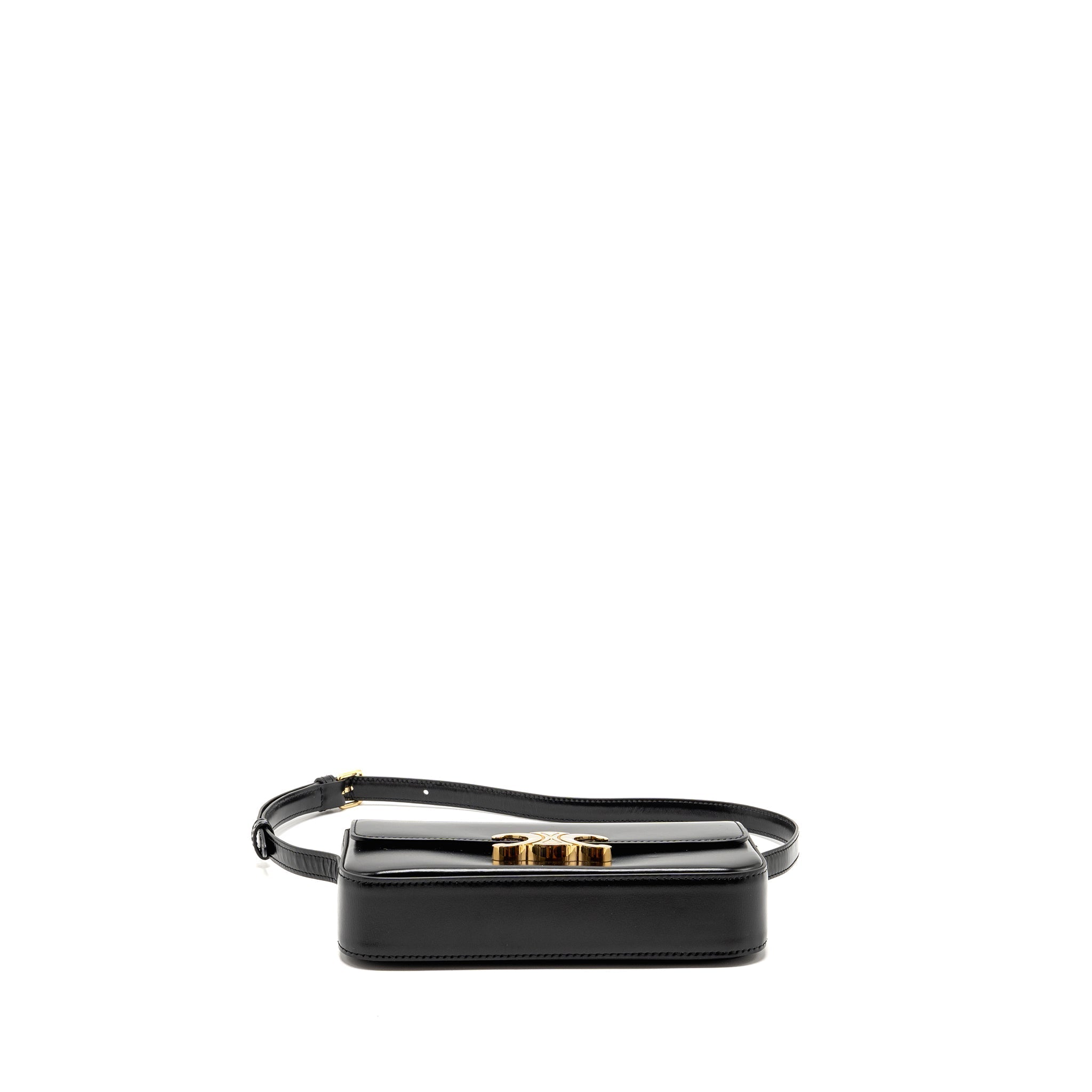 celine-triomphe-shoulder-bag-calfskin-black-ghw-copy