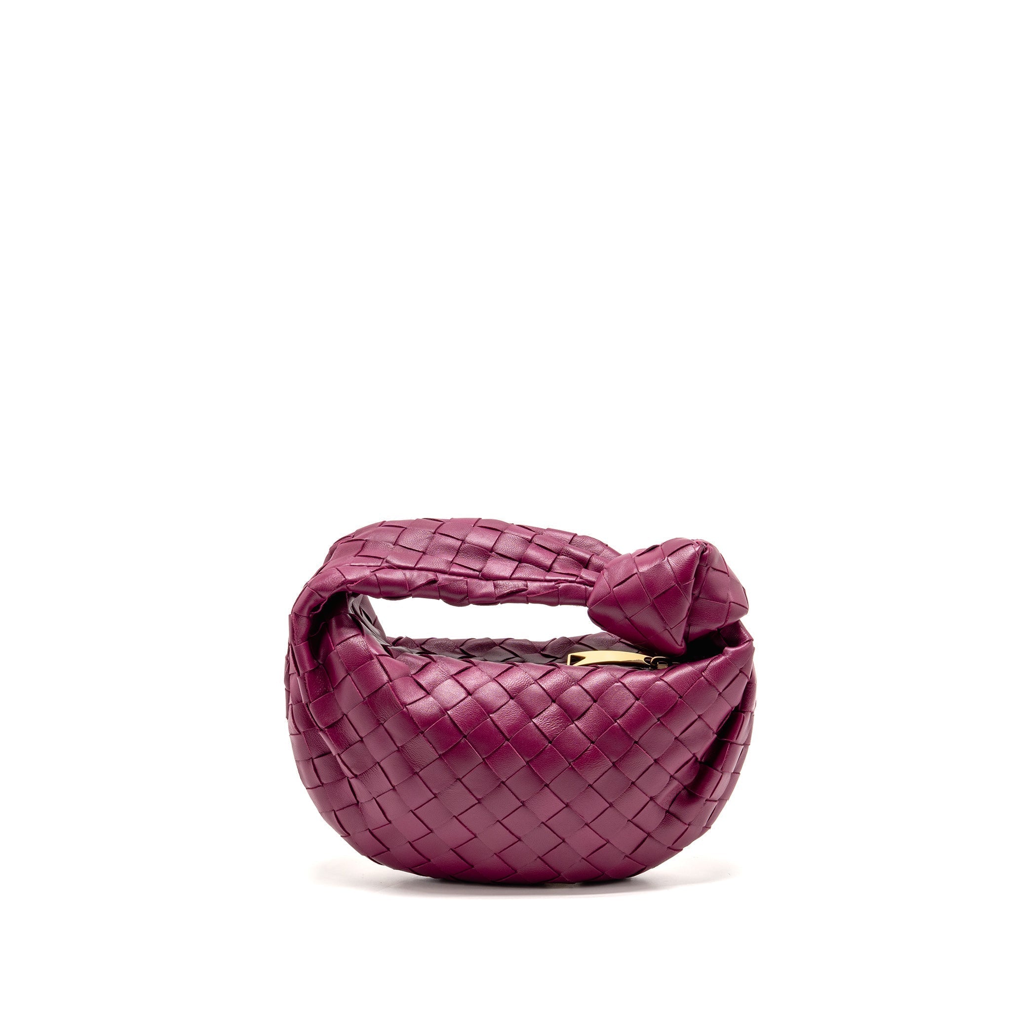 bottega-veneta-mini-jodie-lambskin-dark-pink-ghw