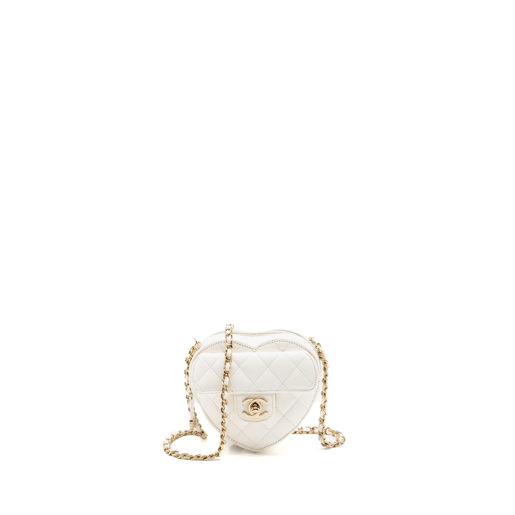 chanel-small-heart-bag-lambskin-white-lghw-2