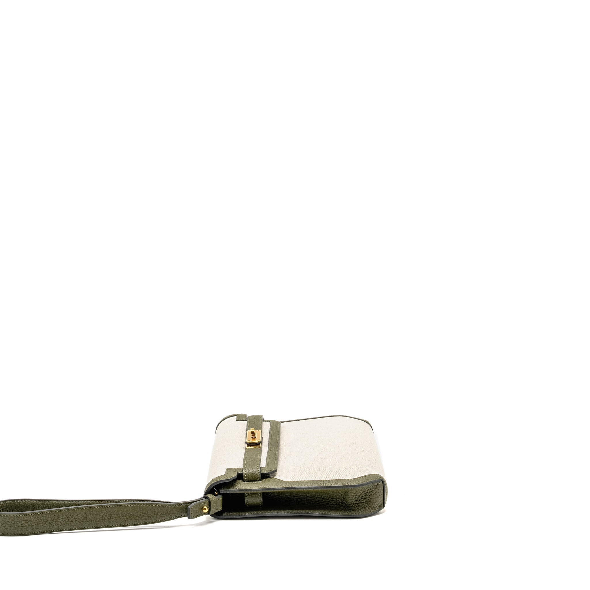 hermes-pochette-kelly-depeches-25-canvas-togo-ecru-beige-vert-olive-ghw-stamp-u