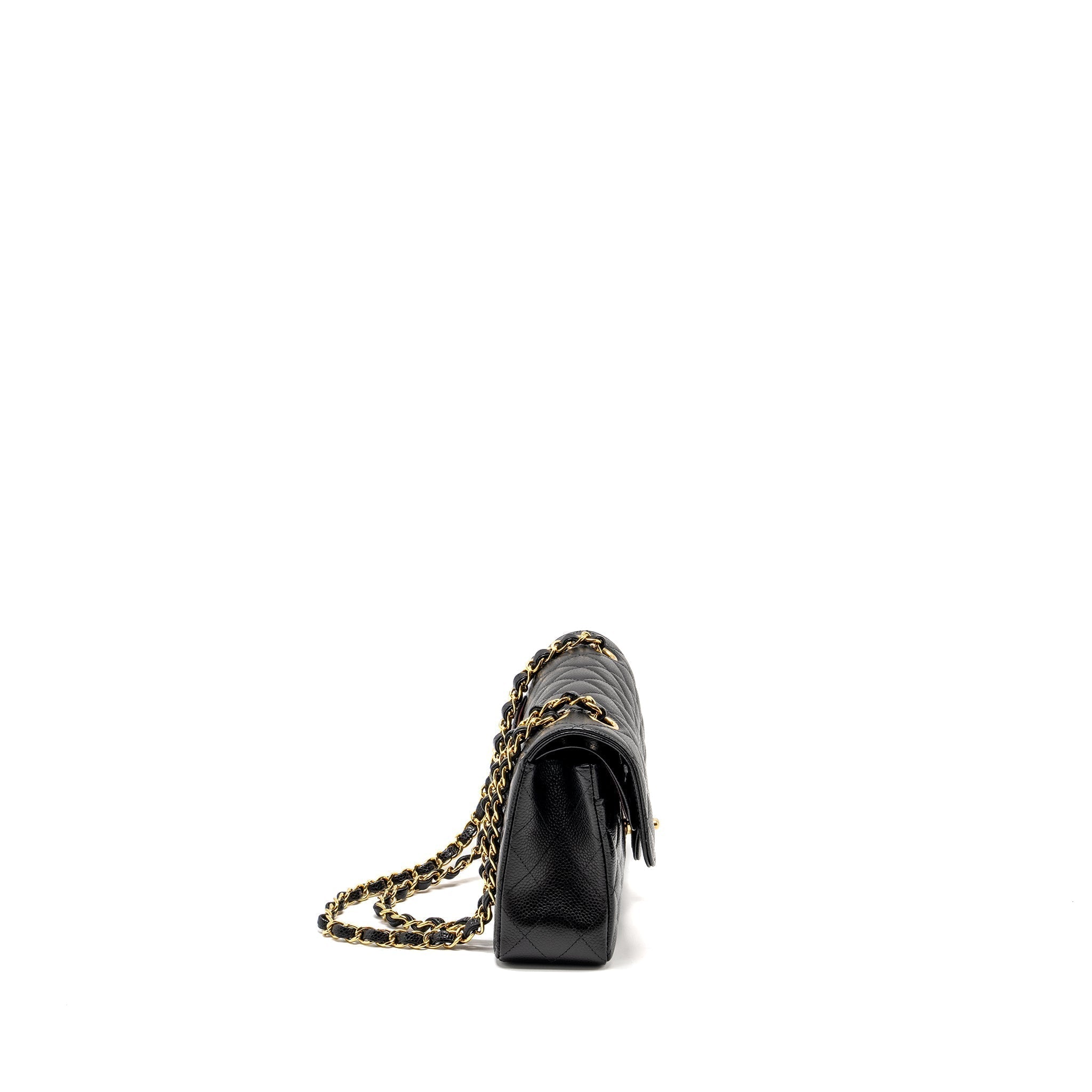 chanel-small-classic-double-flap-bag-caviar-ghw