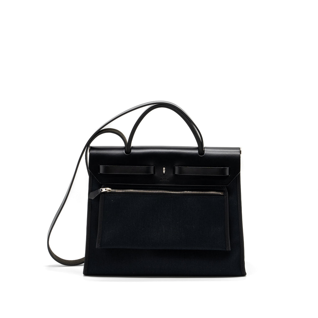 hermes-herbag-31-canvas-hunter-black-shw-stamp-a