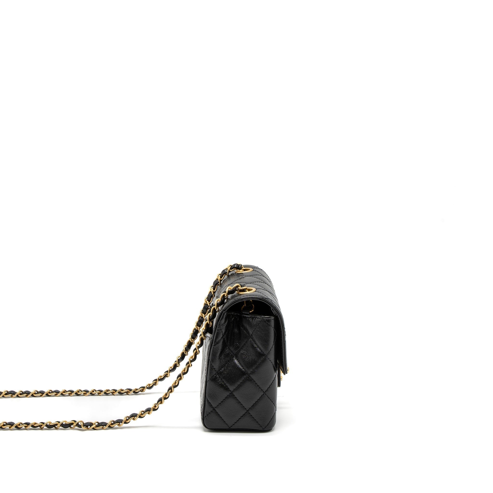 chanel-22k-retro-new-classic-square-mini-flap-bag-goatskin-black-brushed-ghw-microchip