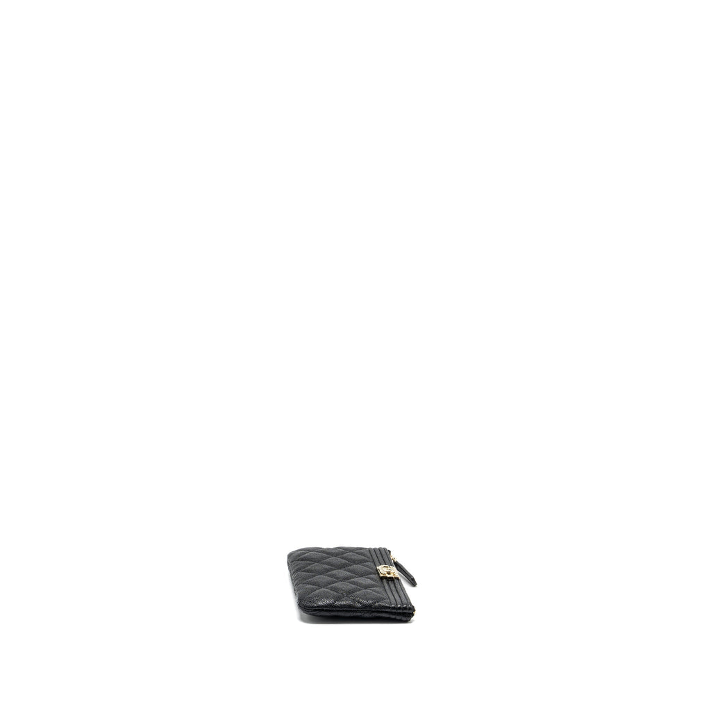chanel-small-boy-zip-pouch-shiny-grained-calfskin-black-ghw-copy