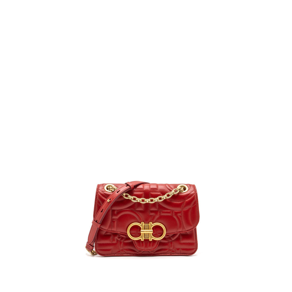 salvatore-ferragamo-glancing-shoulder-bag-calfskin-red-ghw