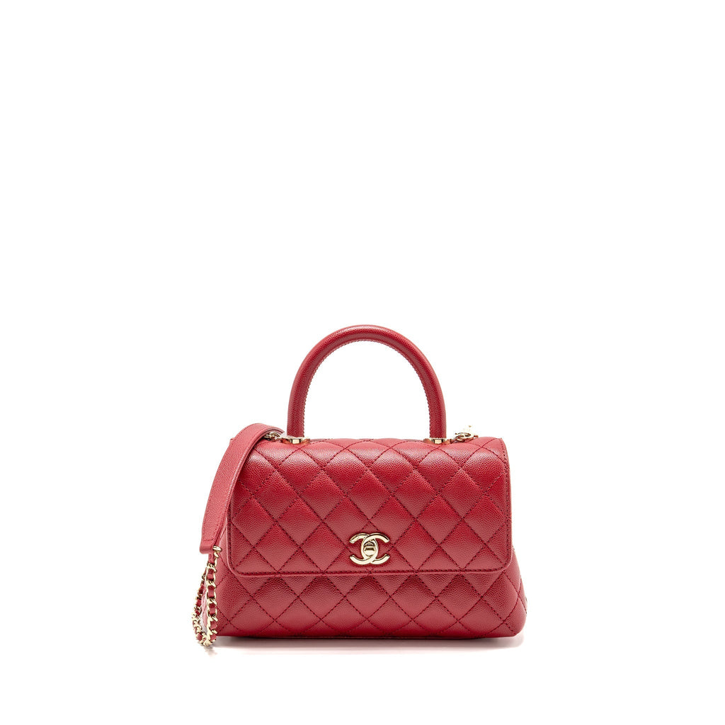 chanel-small-coco-handle-caviar-red-lghw-microchip