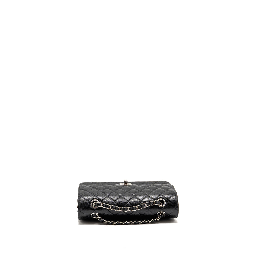 chanel-small-classic-double-flap-bag-caviar-black-shw-copy