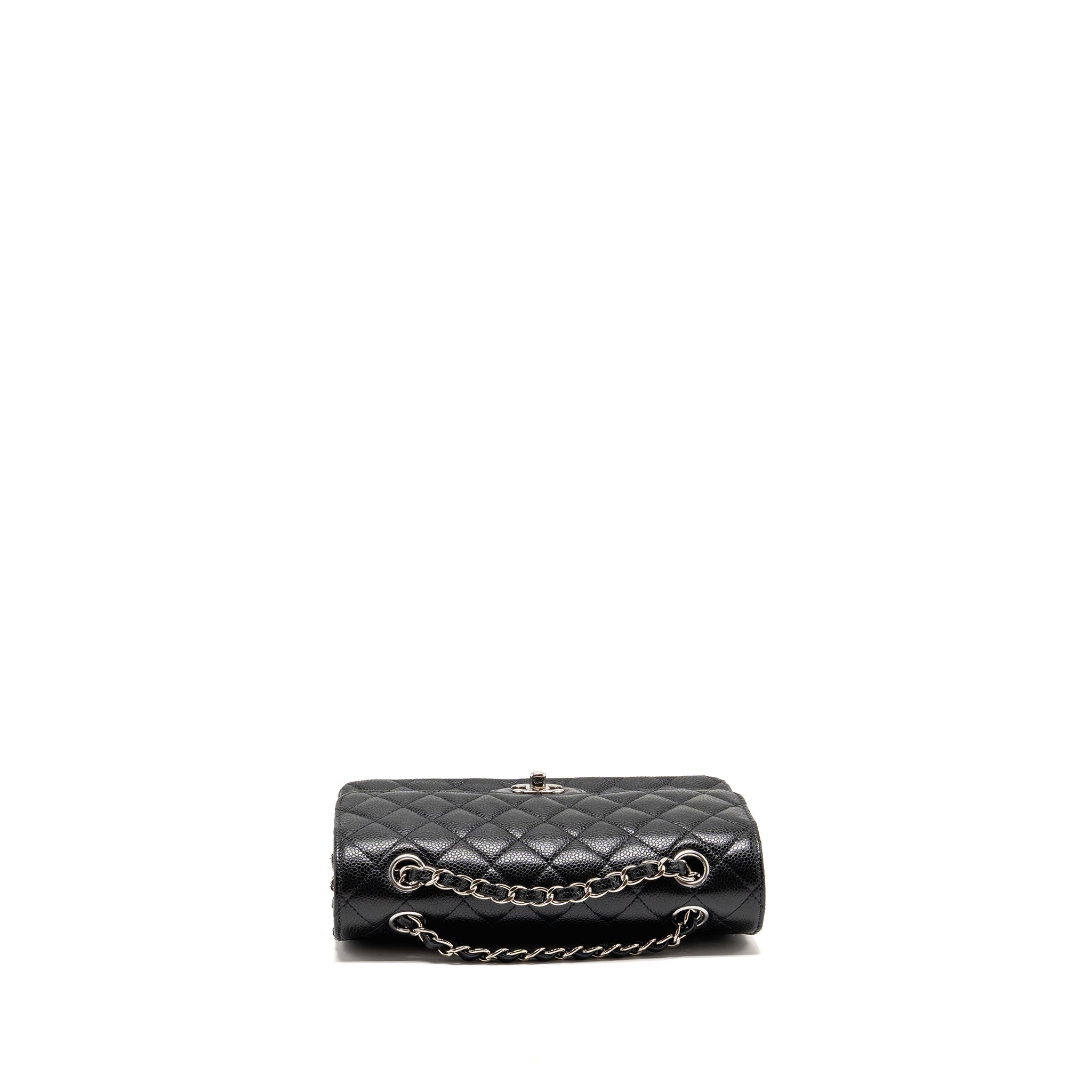 chanel-small-classic-double-flap-bag-caviar-black-shw-copy