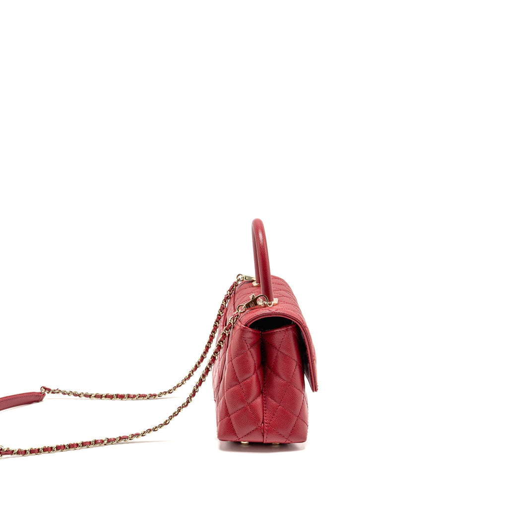 chanel-small-coco-handle-caviar-red-lghw-microchip