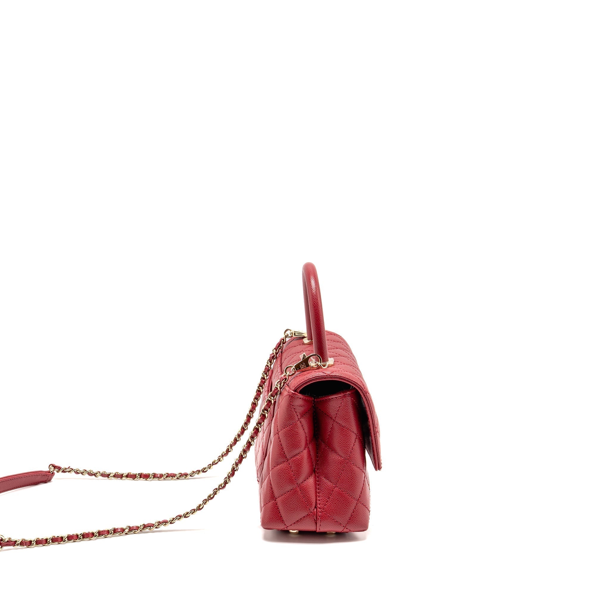 chanel-small-coco-handle-caviar-red-lghw-microchip