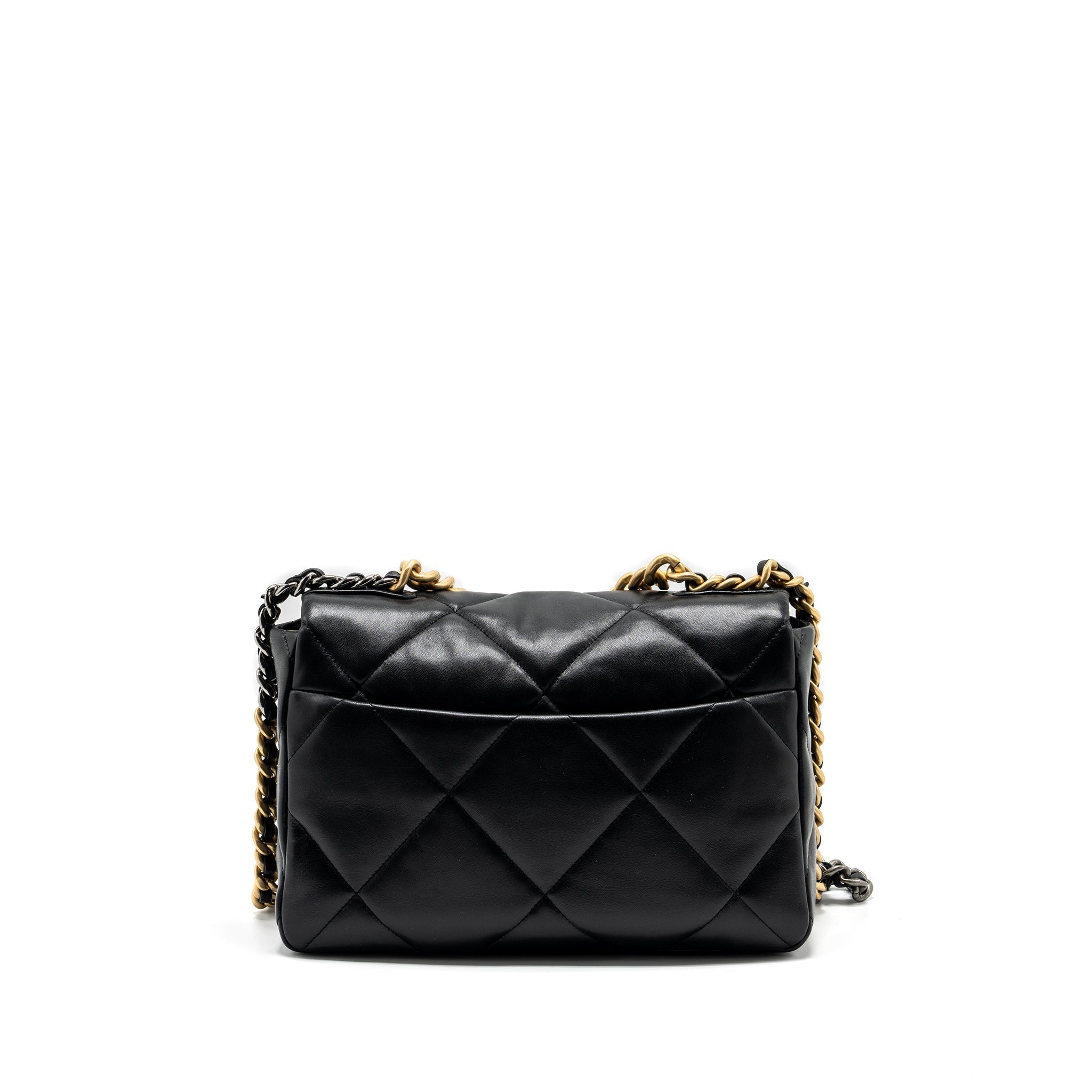 chanel-large-19-bag-lambskin-black-ghw-copy