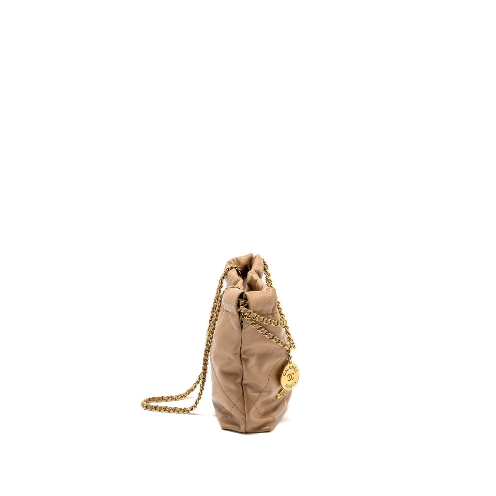 chanel-mini-22-bag-calfskin-dark-beige-ghw-microchip-copy