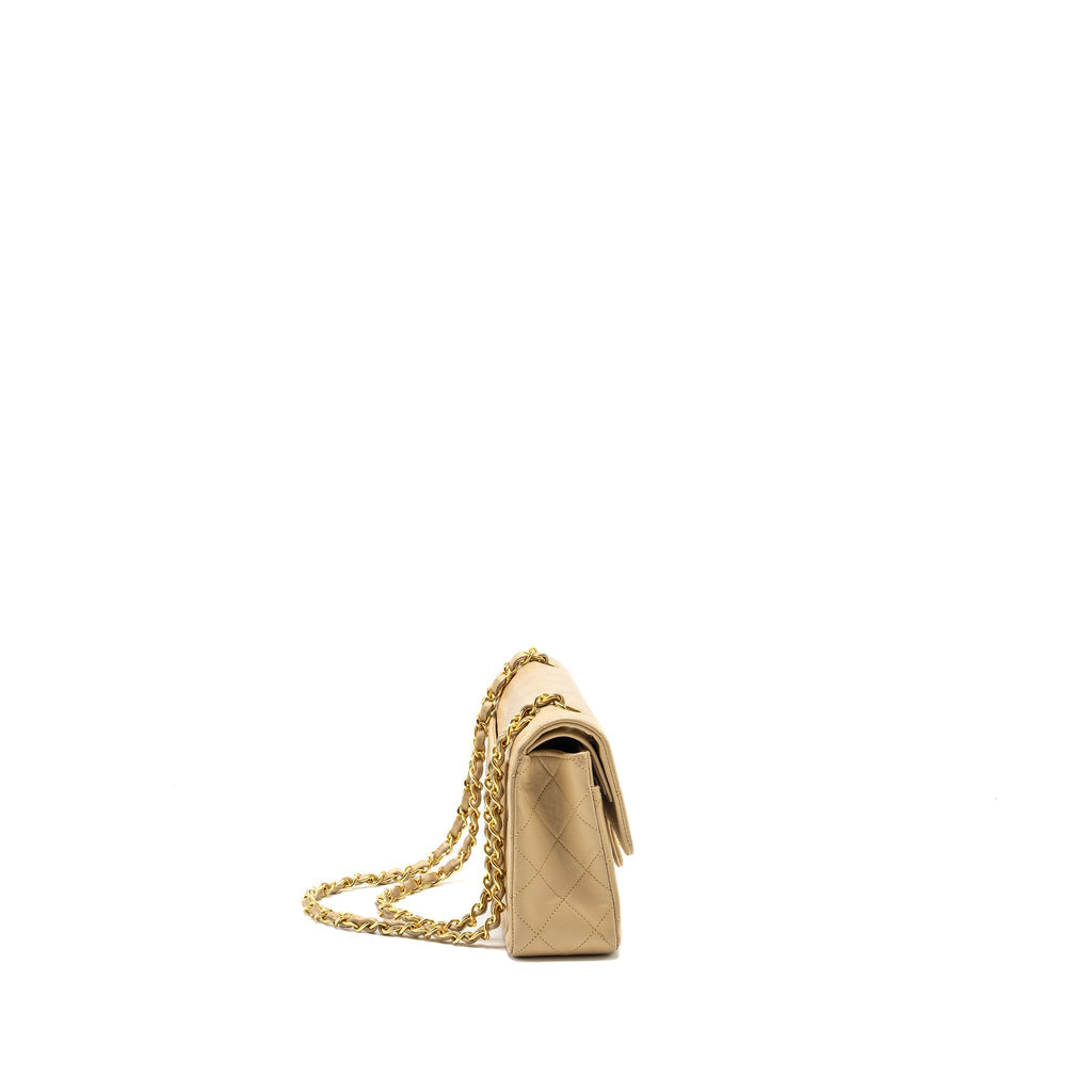 chanel-vintage-small-classic-flap-bag-lambskin-beige-ghw-copy