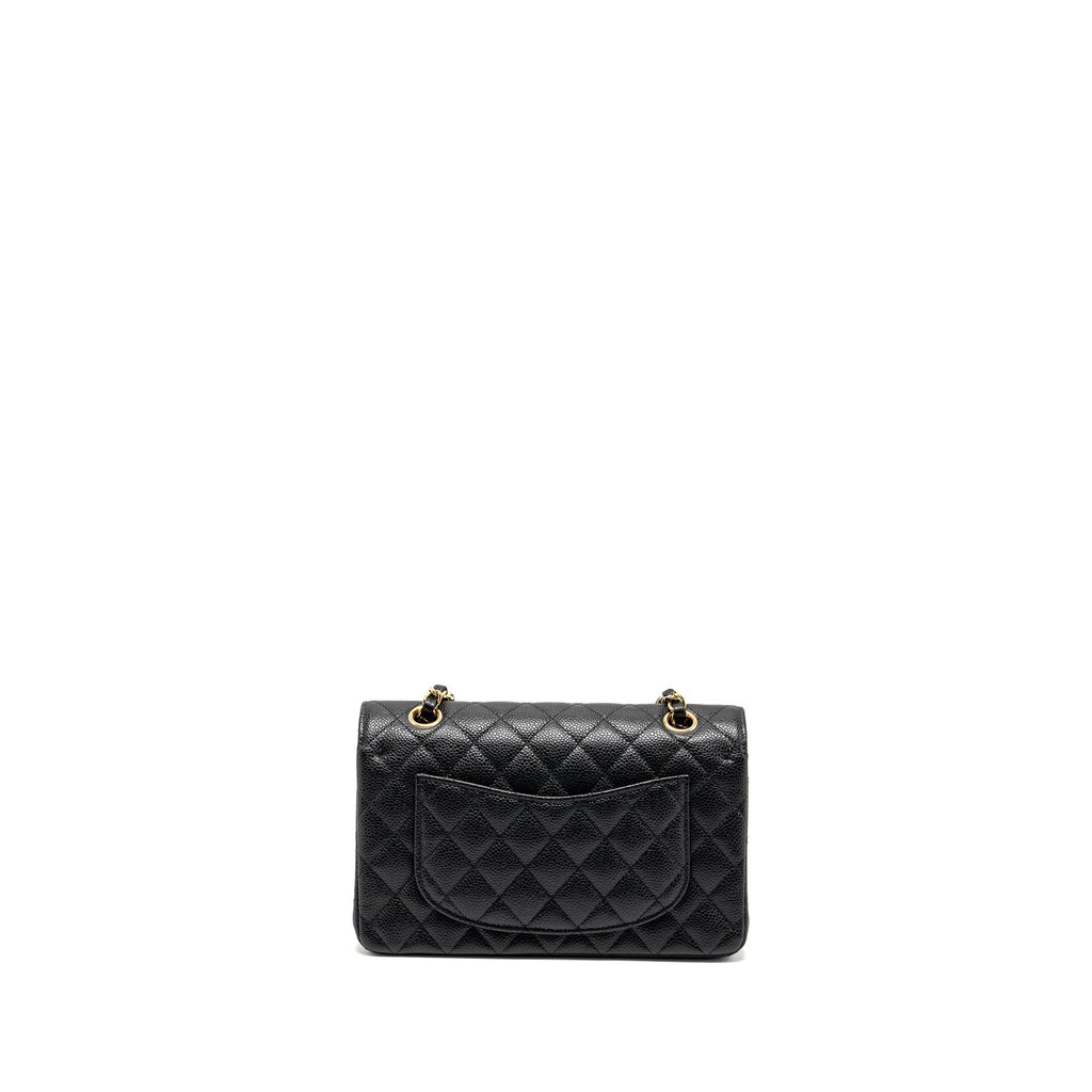 chanel-small-classic-double-flap-bag-caviar-black-ghwmicrochip-copy