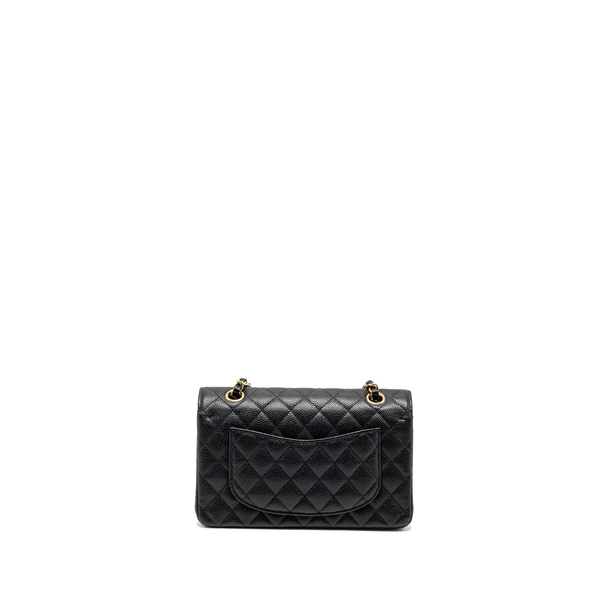 chanel-small-classic-double-flap-bag-caviar-black-ghwmicrochip-copy