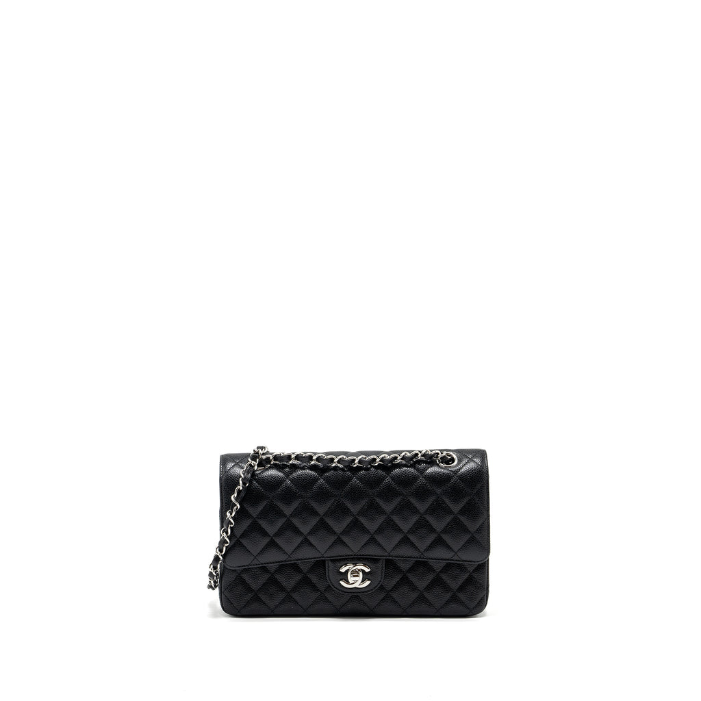 chanel-medium-classic-double-flap-bag-caviar-black-shw-microchip-1