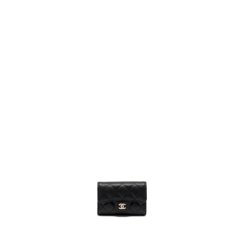 chanel-classic-flap-key-holder-caviar-black-lghw