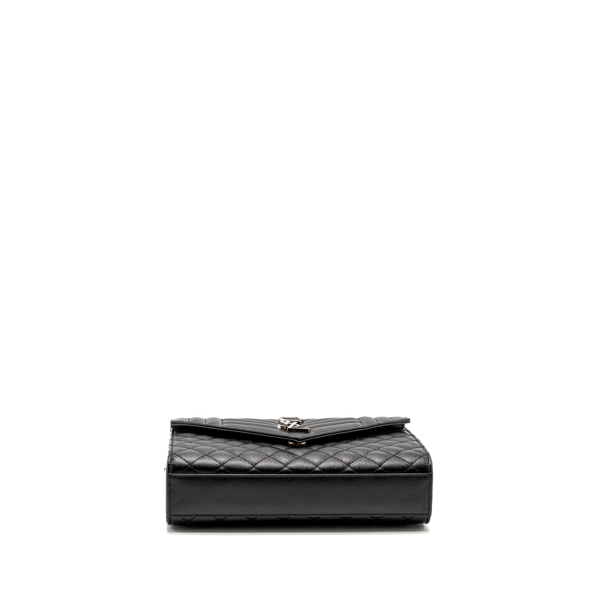saint-laurent-ysl-medium-envelope-chain-bag-grained-calfskin-mix-matelasse-black-shw