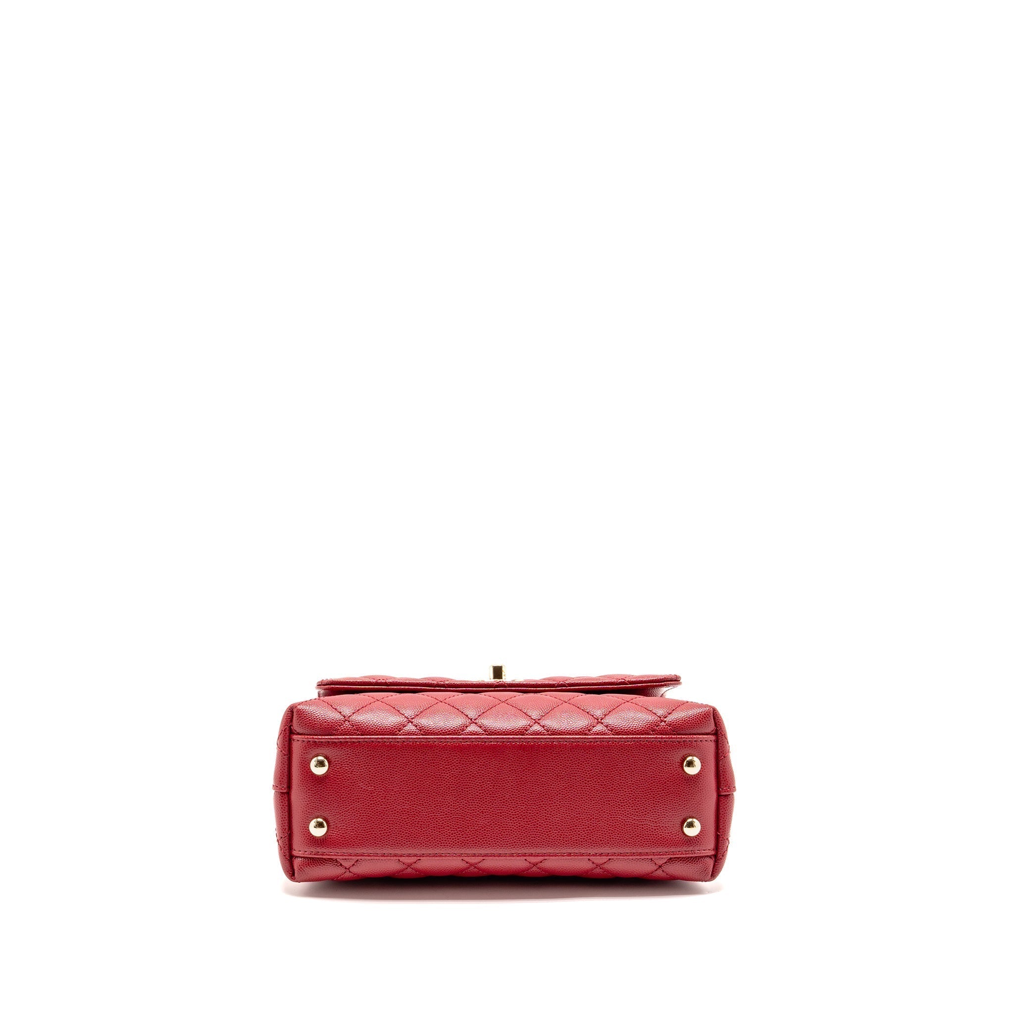 chanel-small-coco-handle-caviar-red-lghw-microchip