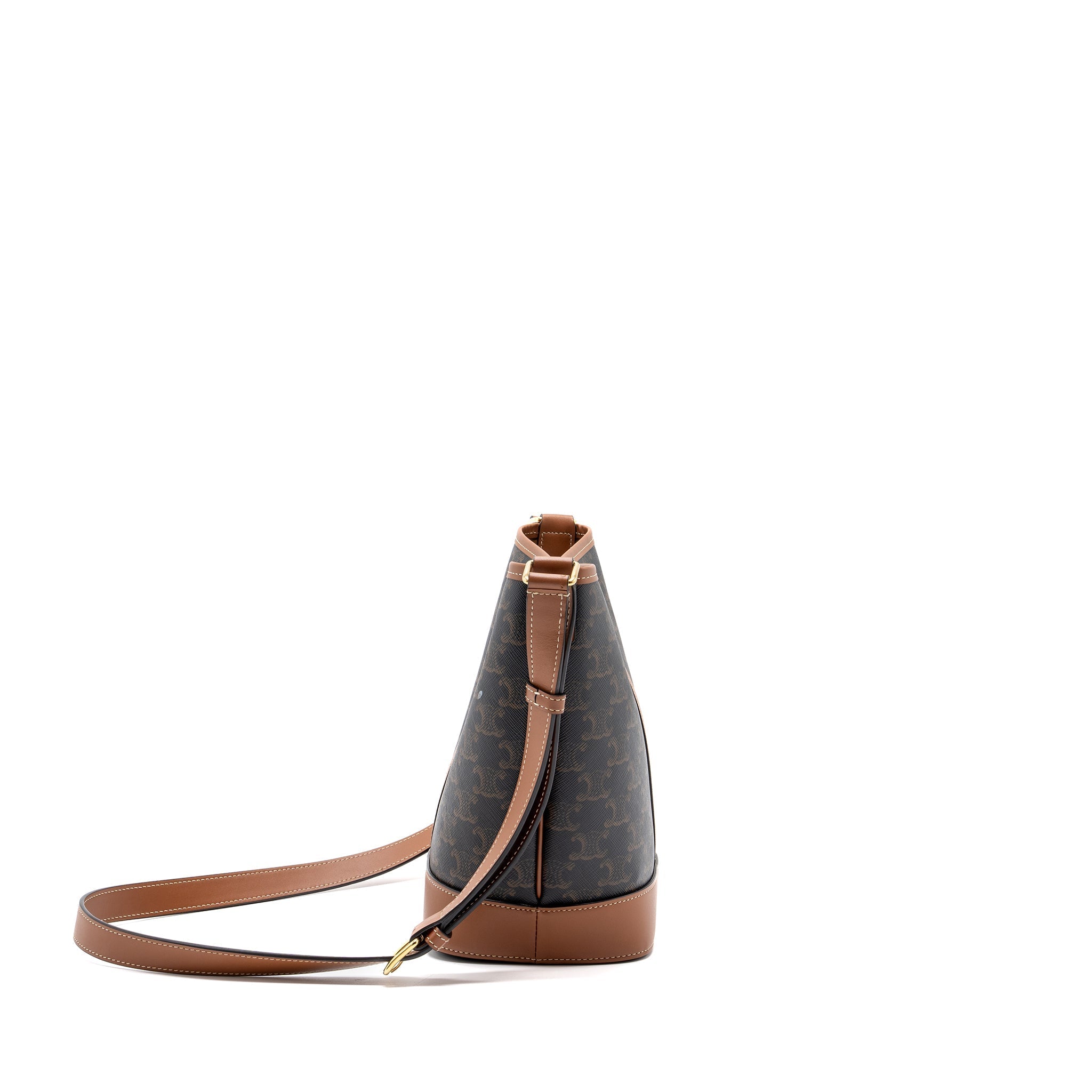 celine-small-bucket-bag-triomphe-canvas-leather-ghw
