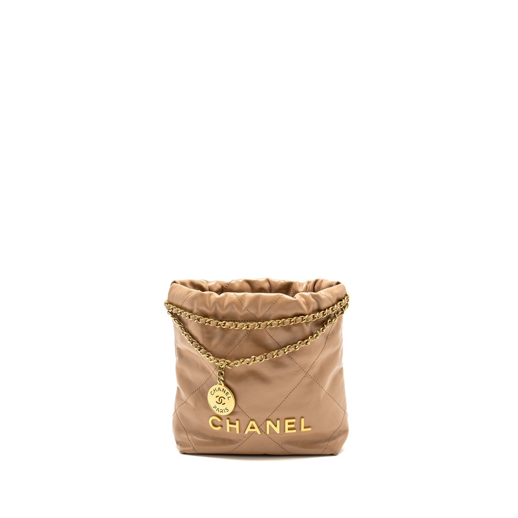 chanel-mini-22-bag-calfskin-dark-beige-ghw-microchip-copy