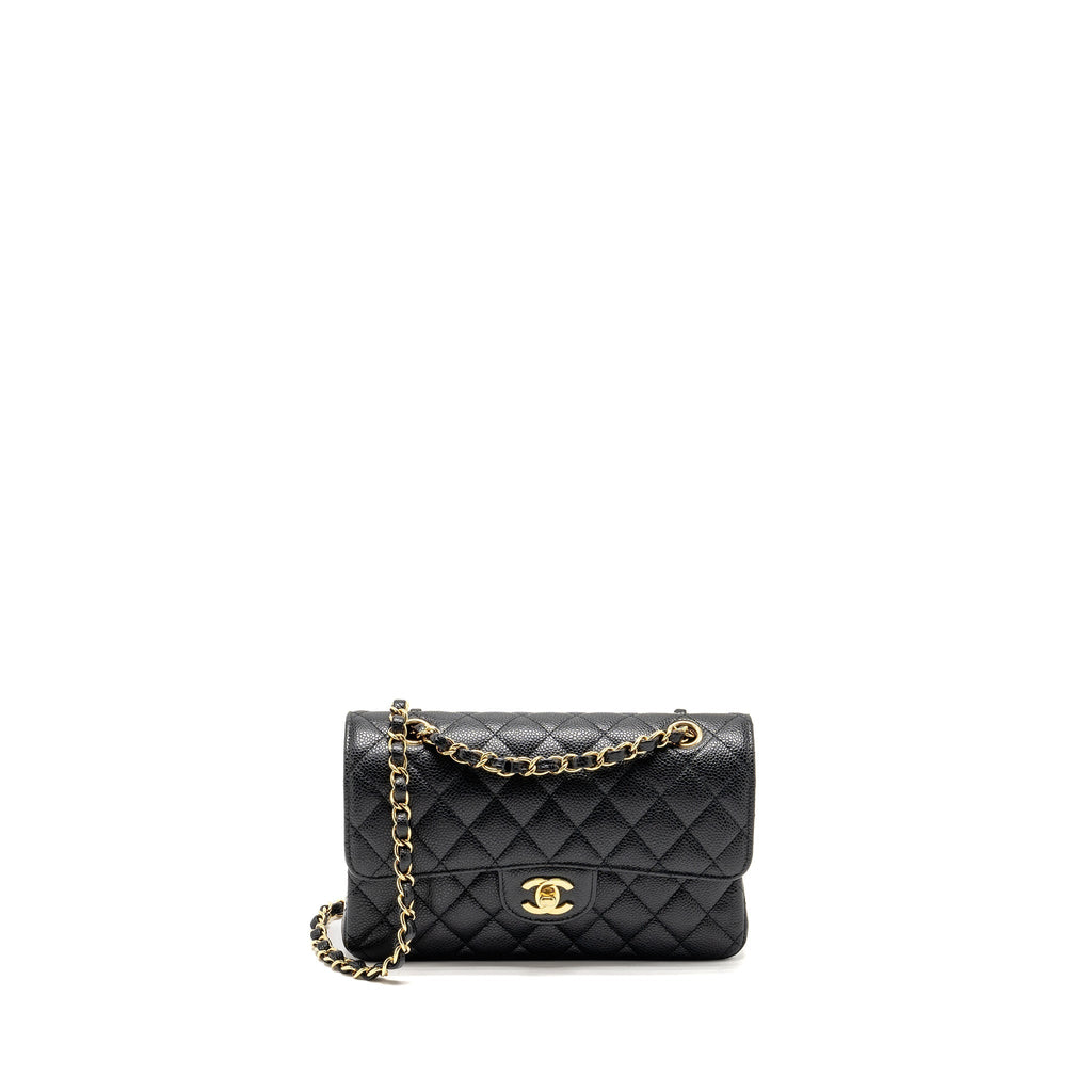 chanel-small-classic-double-flap-bag-caviar-black-ghwmicrochip-copy