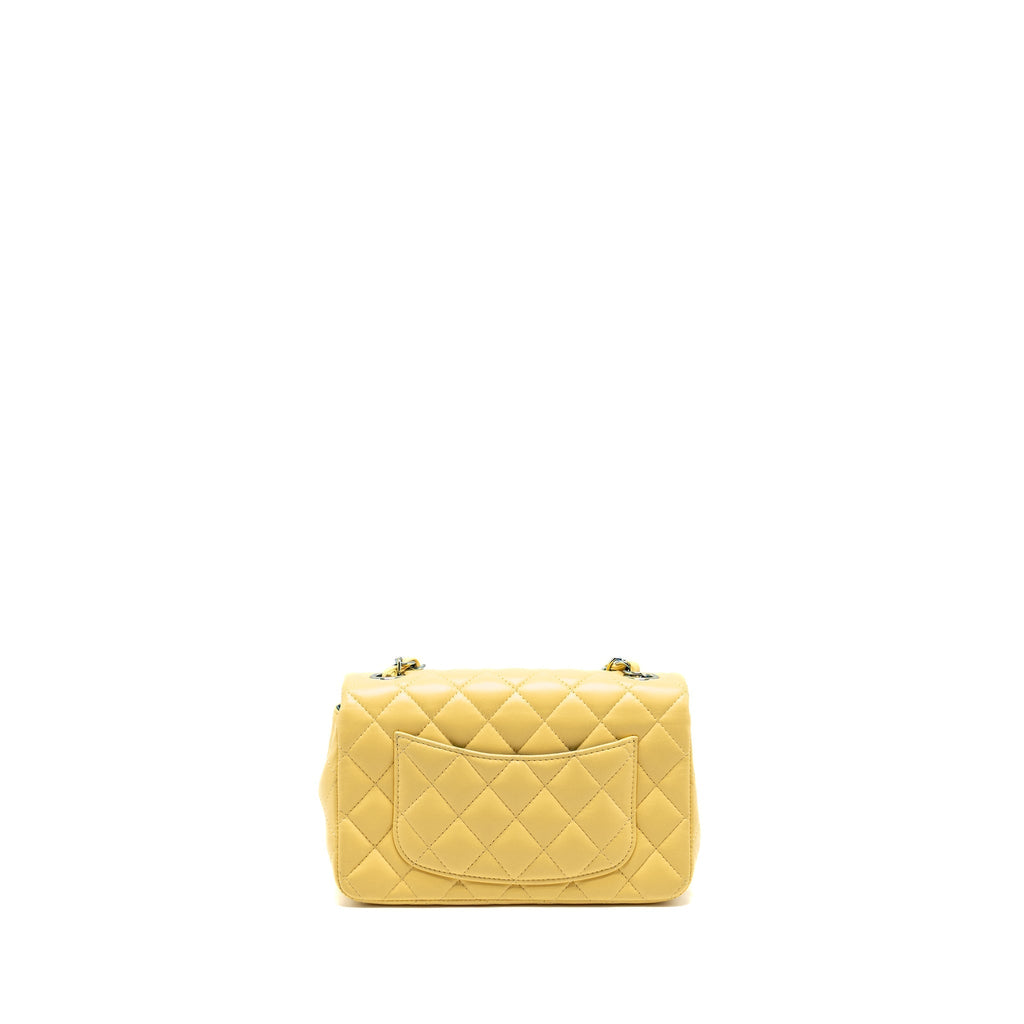 chanel-mini-rectangular-flap-bag-lambskin-yelllow-blue-with-iridescent-blue-hardware-copy-1