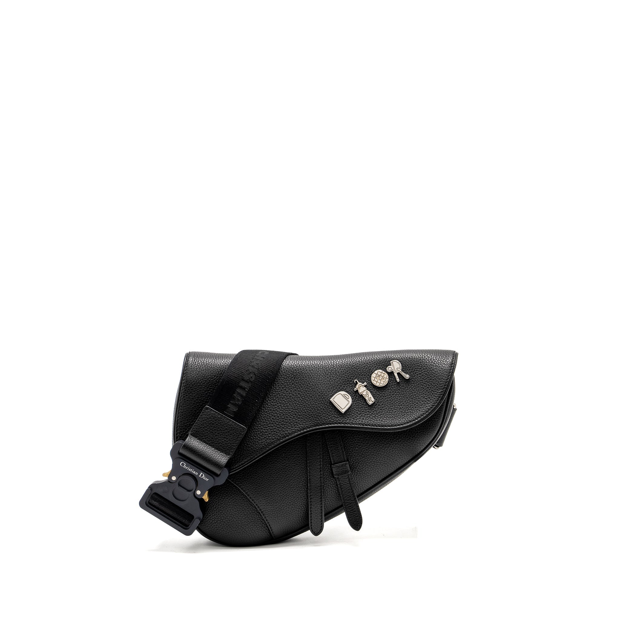 dior-homme-charms-saddle-bag-calfskin-black-shw