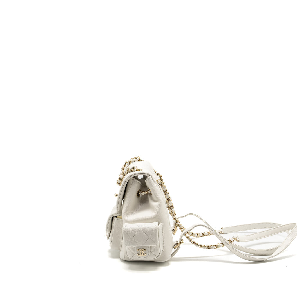 chanel-23k-triple-pocket-mini-backpack-caviar-white-lghw-microchip-copy