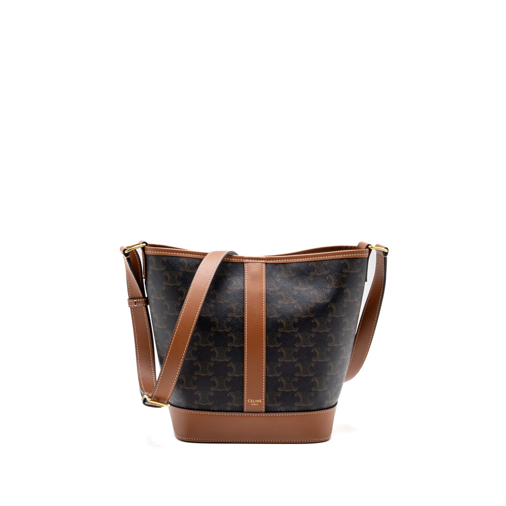 celine-small-bucket-bag-triomphe-canvas-leather-ghw