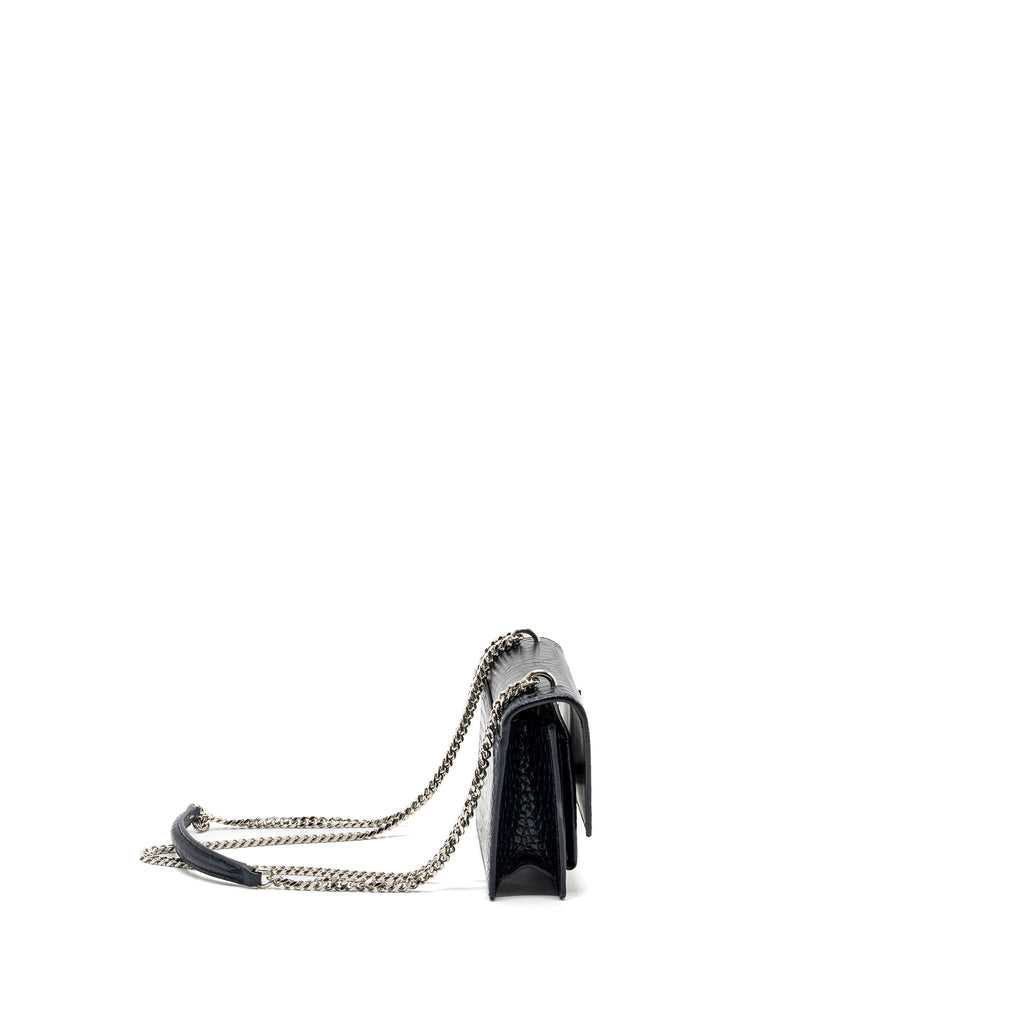 saint-laurent-ysl-mini-sunset-bag-crocodile-embossed-calfskin-black-shw