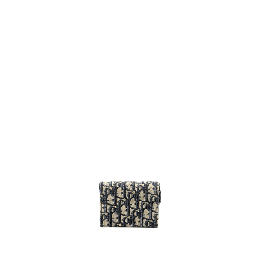 dior-saddle-lotus-wallet-blue-oblique-jacquard-ghw
