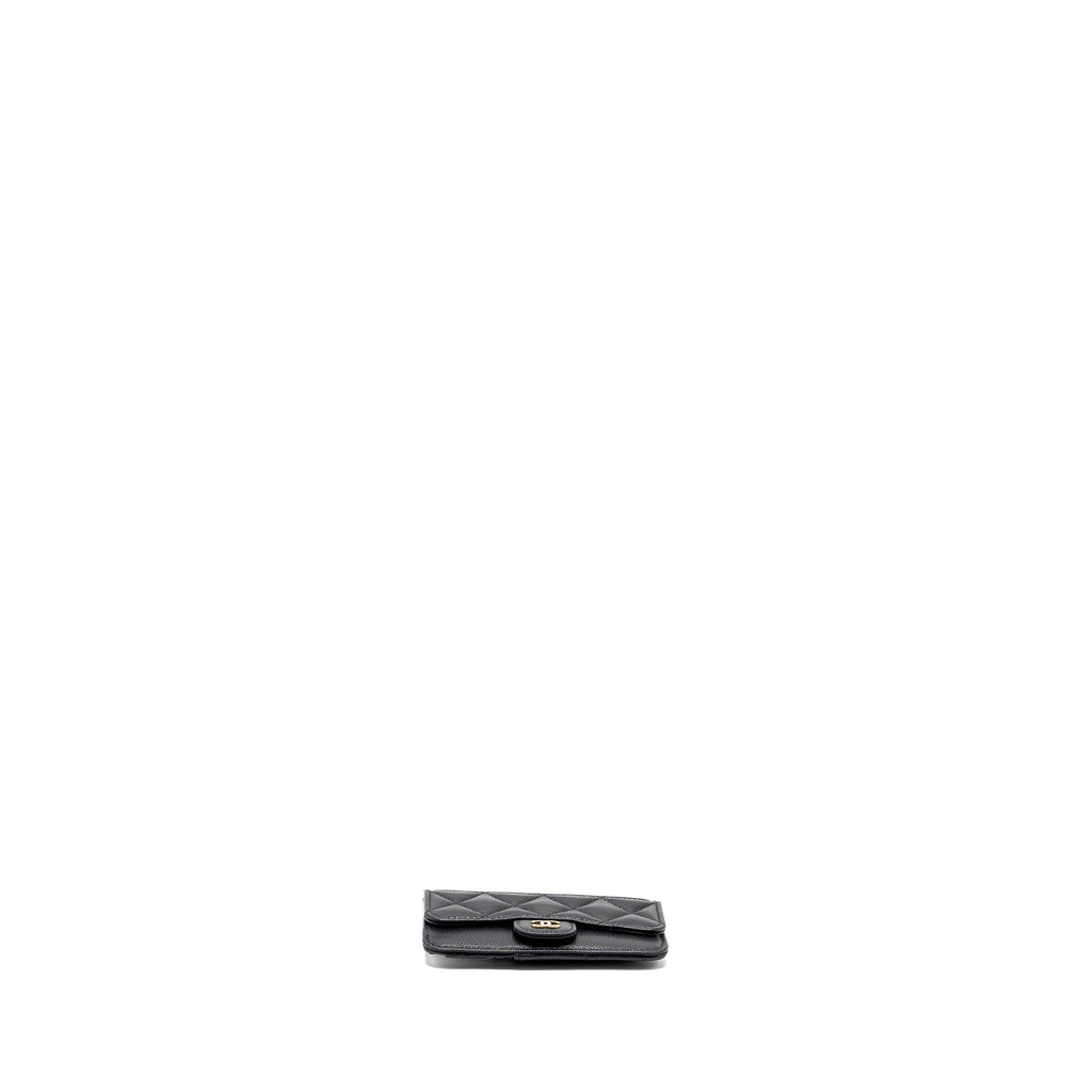 chanel-flap-with-zip-card-holder-caviar-black-lghw-microchip