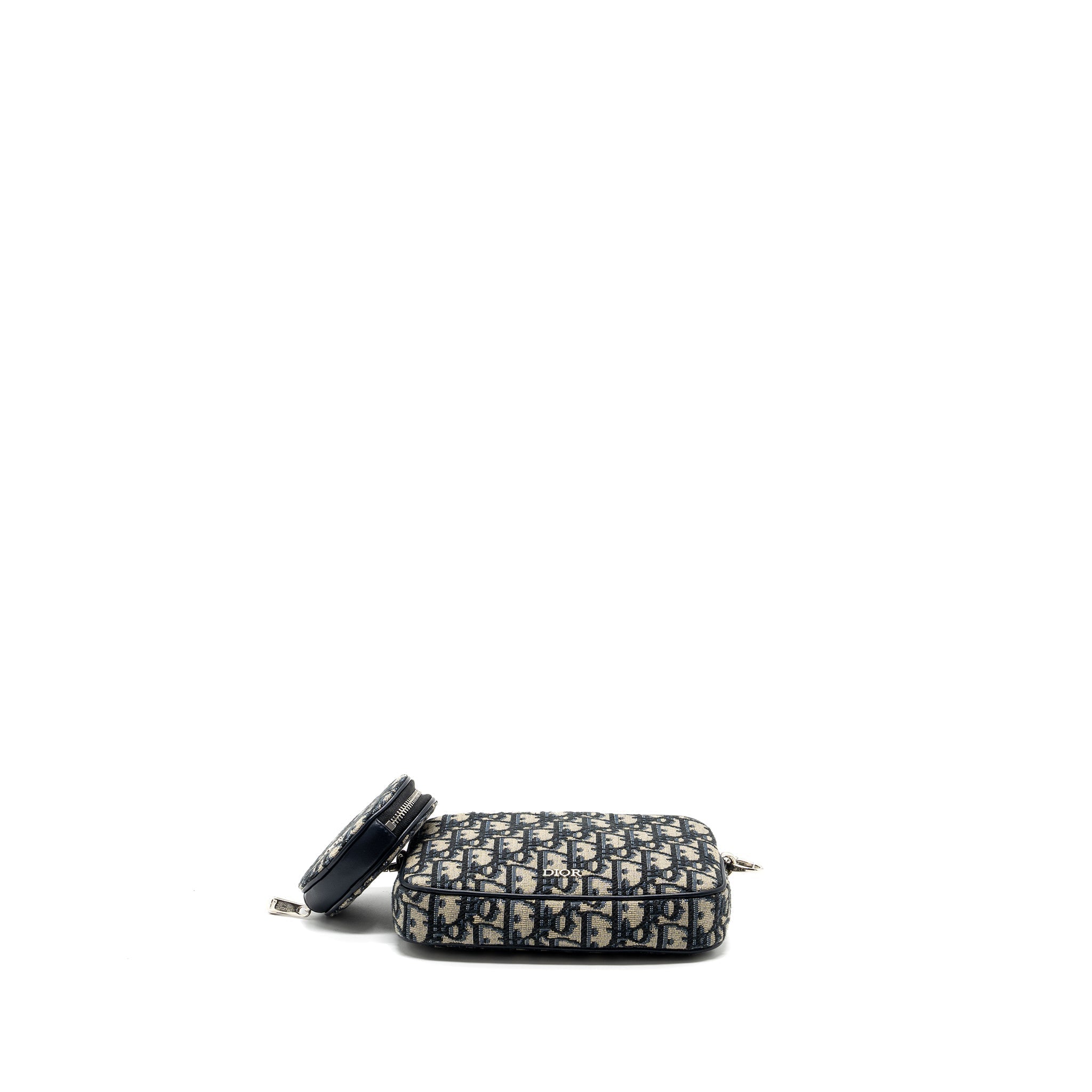 dior-3-in-1-mini-zipper-pouch-with-strap-blue-jacquard-shw
