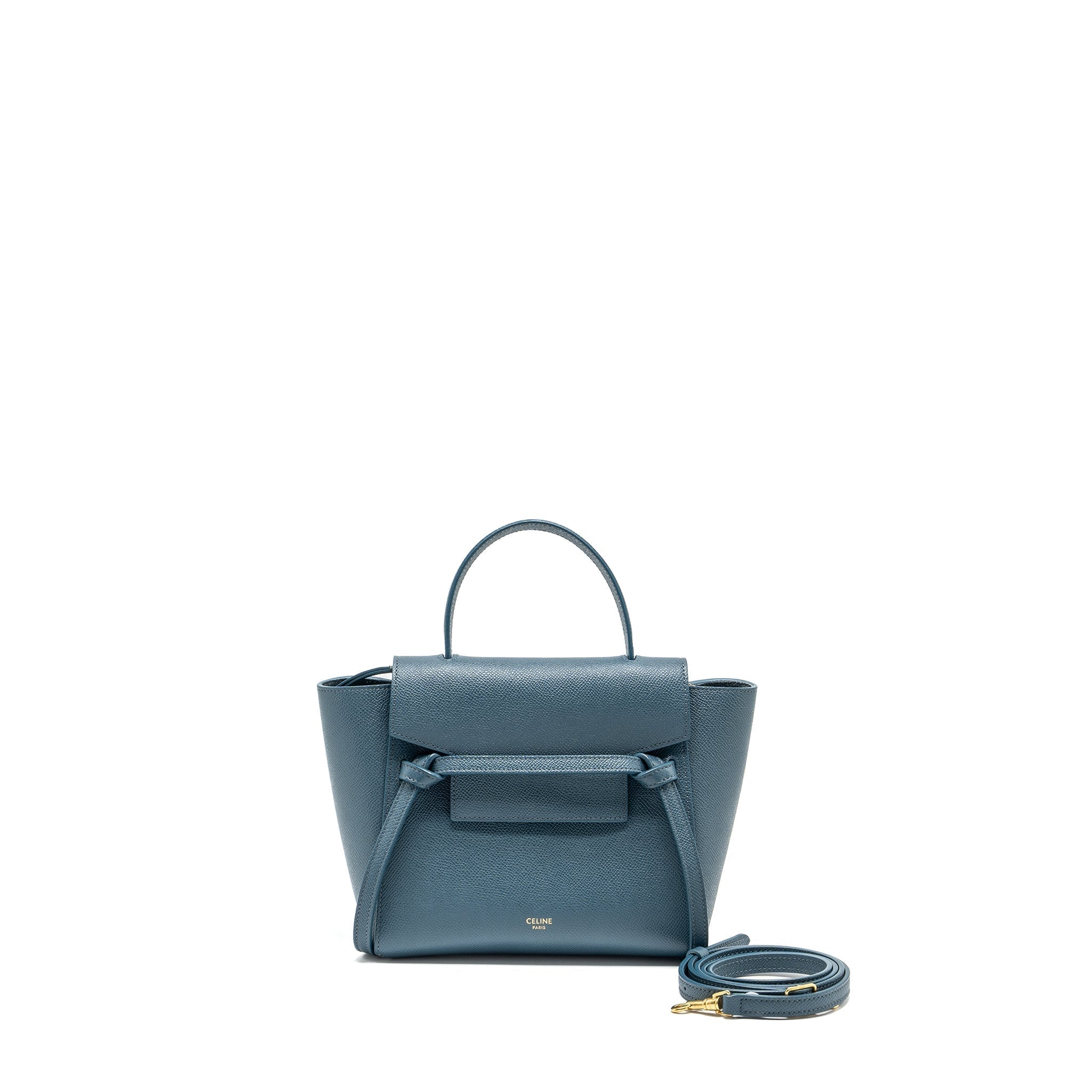 celine-nano-belt-bag-grained-calfskin-blue-ghw