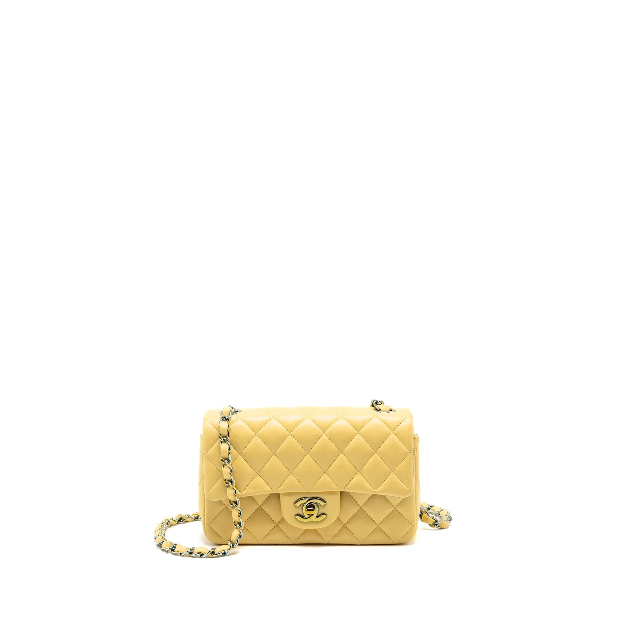 chanel-mini-rectangular-flap-bag-lambskin-yelllow-blue-with-iridescent-blue-hardware-copy-1