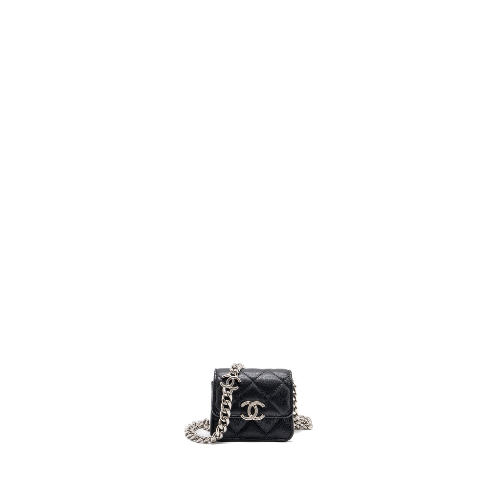 chanel-mini-flap-bag-with-coco-enamel-chain-caviar-black-shw