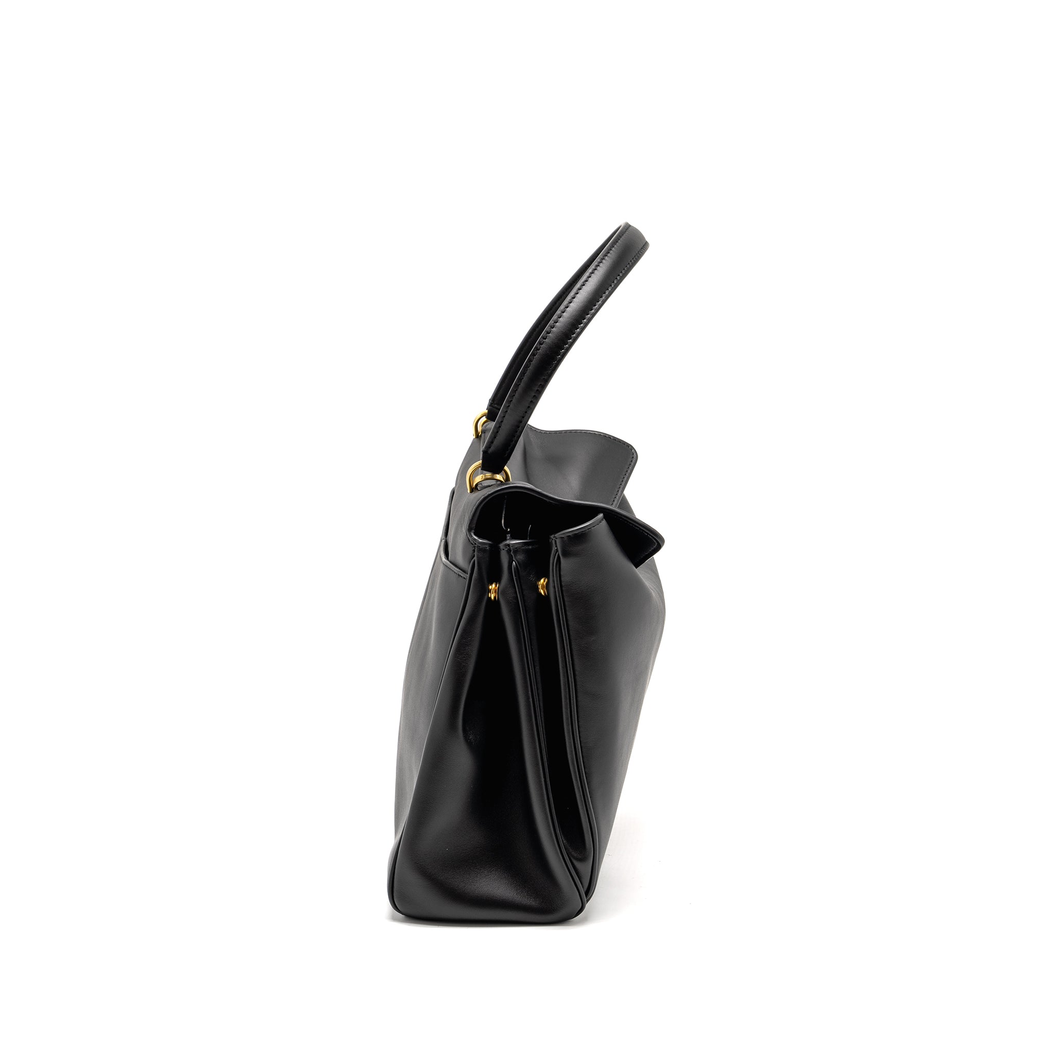 balenciaga-medium-rodeo-handbag-smooth-calfskin-black-ghw