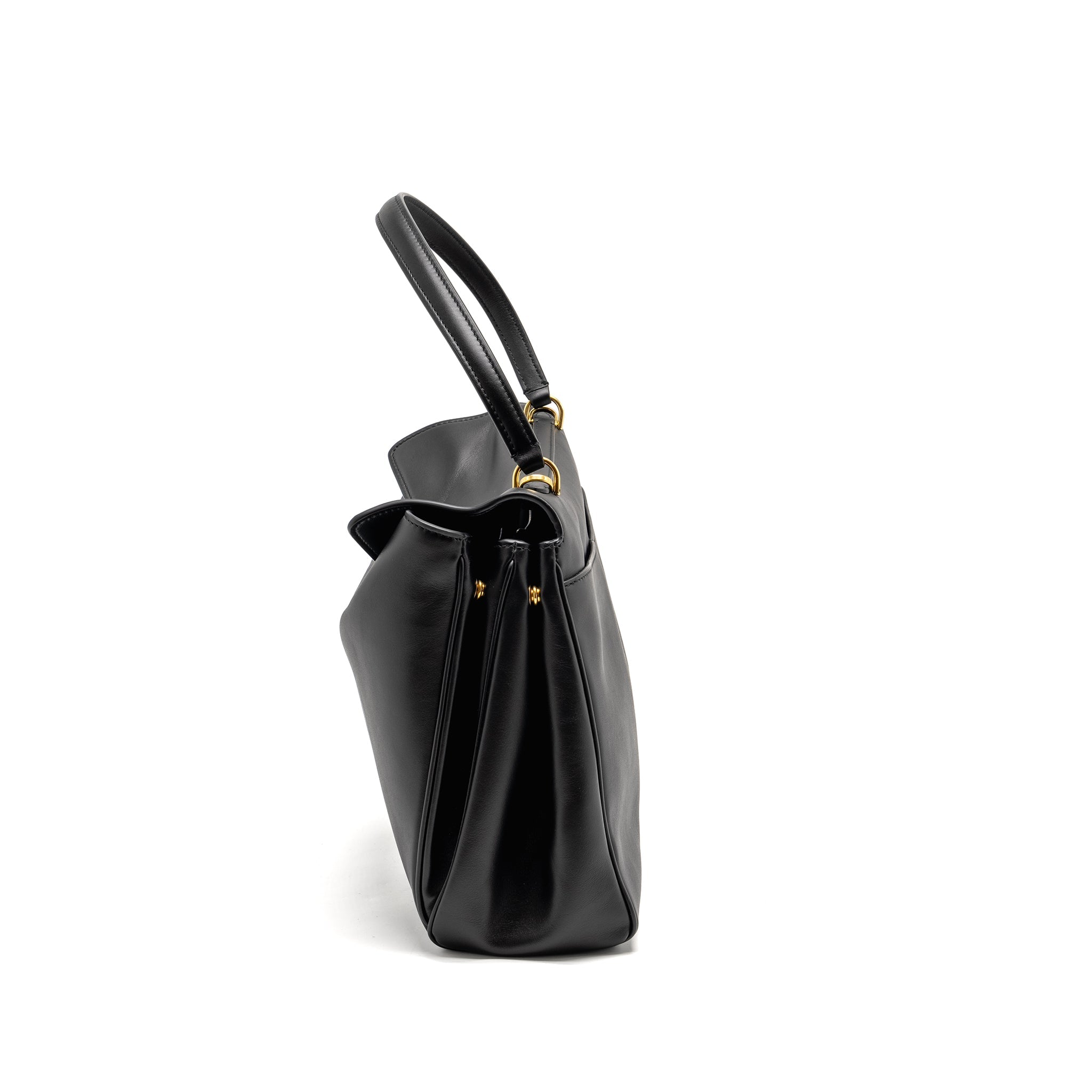 balenciaga-medium-rodeo-handbag-smooth-calfskin-black-ghw