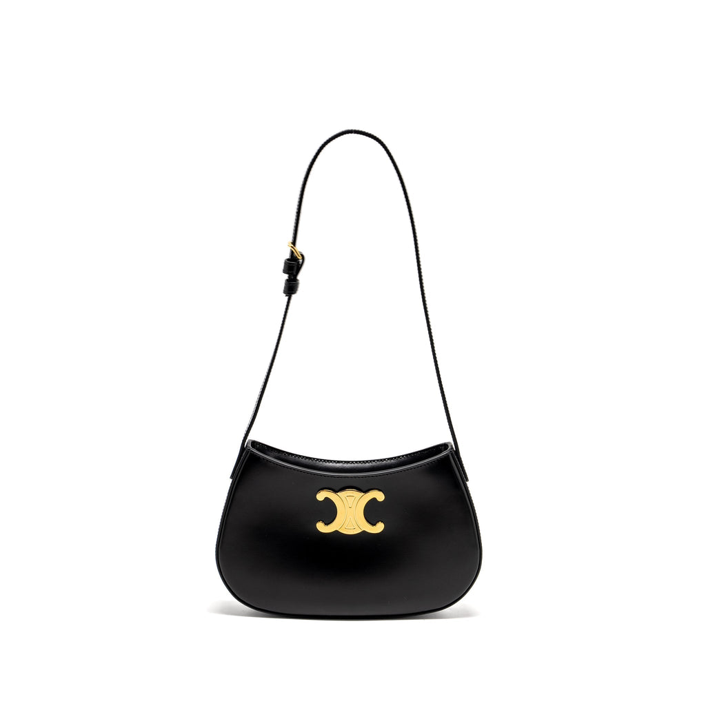 celine-medium-tilly-chic-shoulder-bag-shiny-calfskin-black-ghw-copy