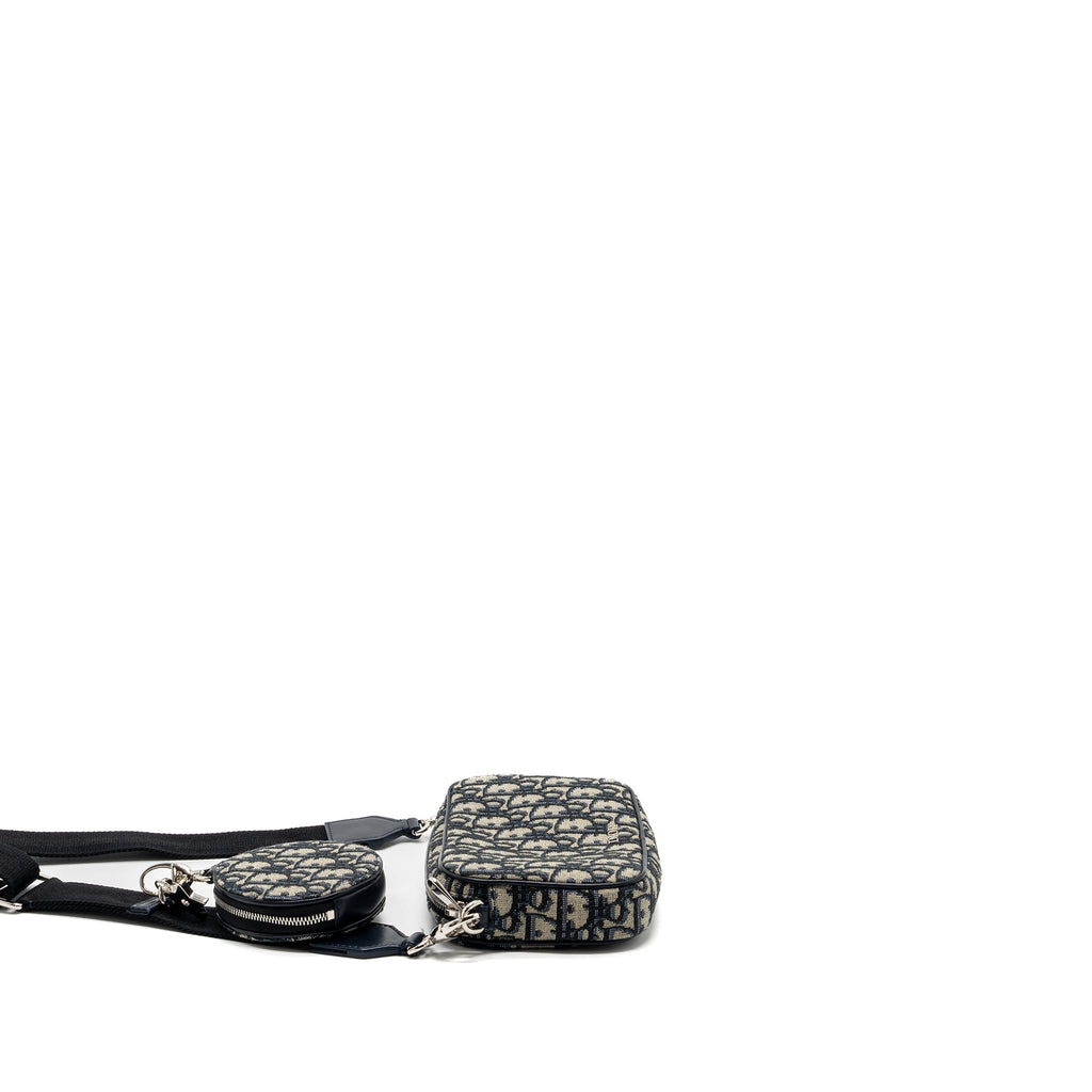 dior-3-in-1-mini-zipper-pouch-with-strap-blue-jacquard-shw