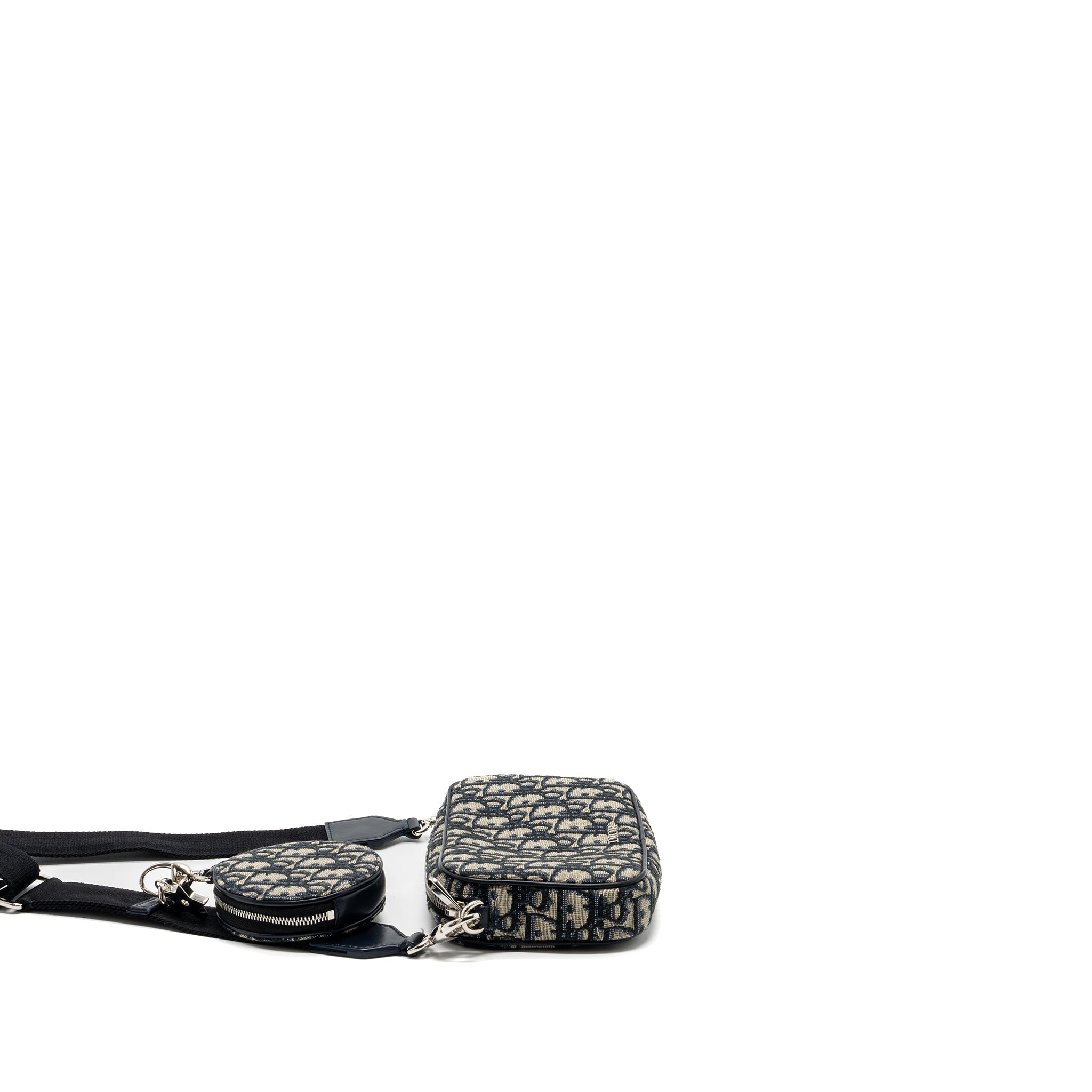 dior-3-in-1-mini-zipper-pouch-with-strap-blue-jacquard-shw