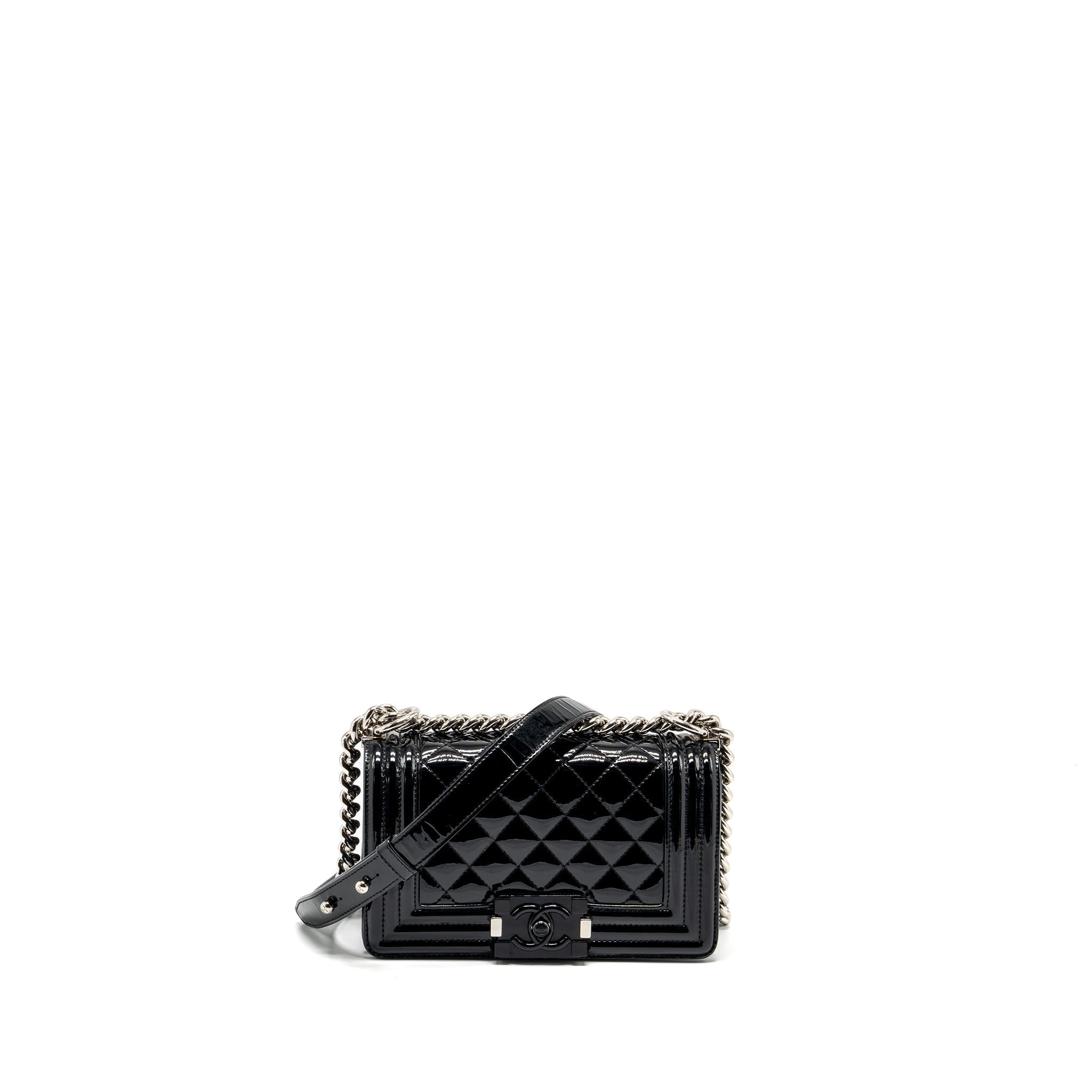 chanel-small-boy-bag-patent-black-with-multicolour-hardware