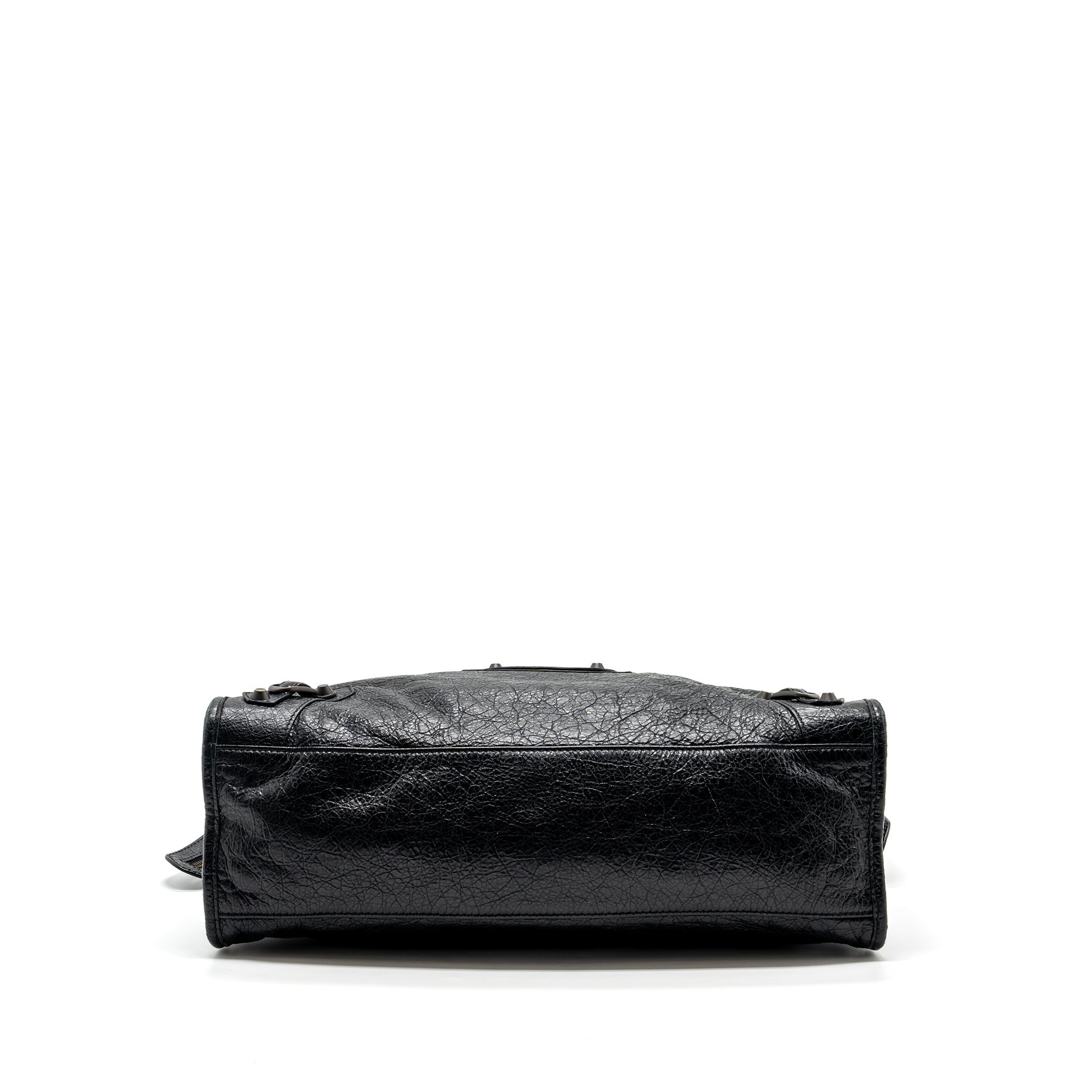 balenciaga-city-bag-calfskin-black-ruthenium-hardware